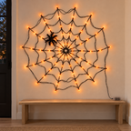 Halloween LED Spider Web Light