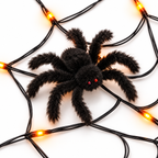 Halloween LED Spider Web Light